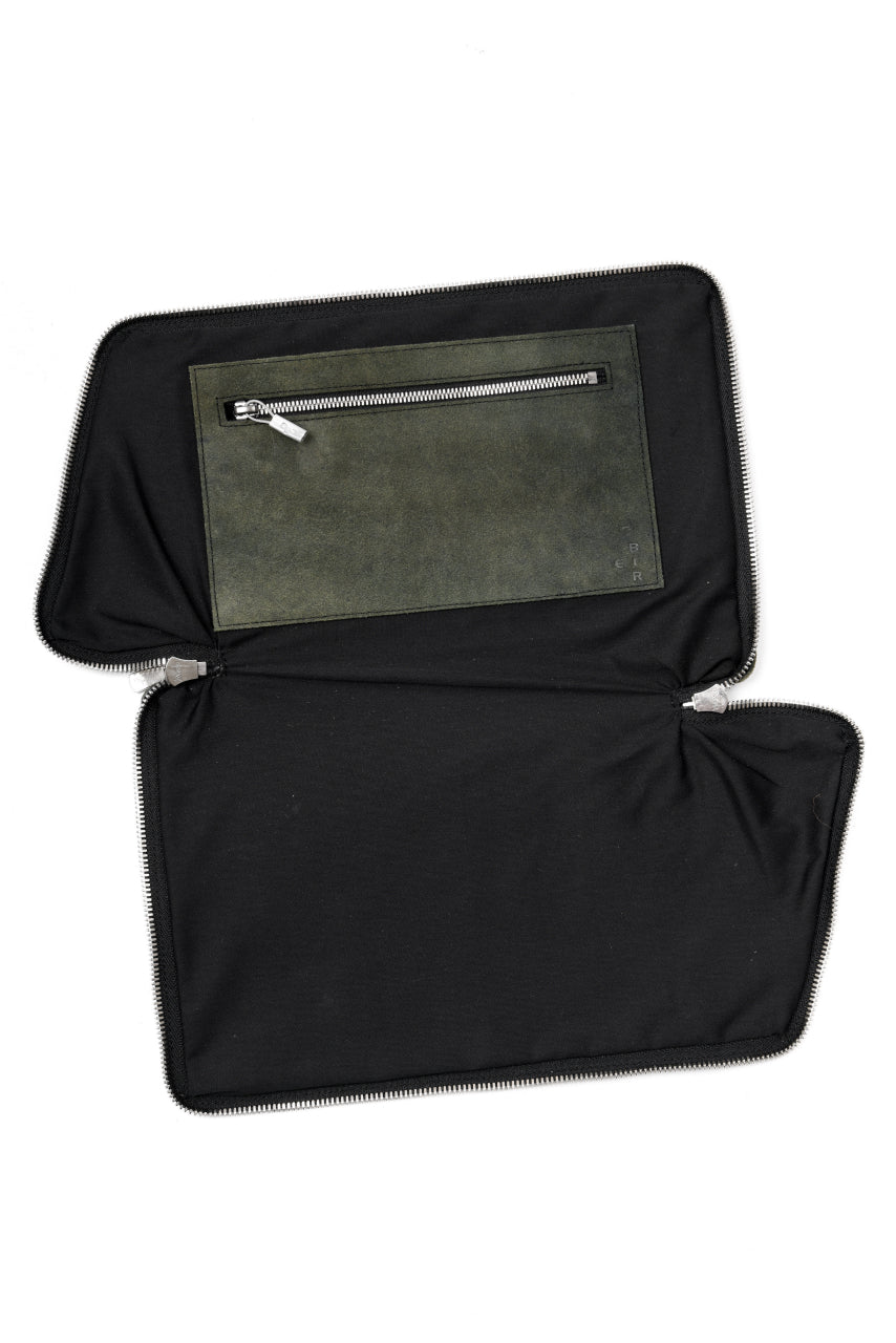 画像をギャラリービューアに読み込む, ierib onepiece clutch-bag / Marble Culatta (BLACK #A)