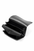 Load image into Gallery viewer, ISAMU KATAYAMA BACKLASH LONG FOLD WALLET / GUIDI OILED-CALF (BLACK)