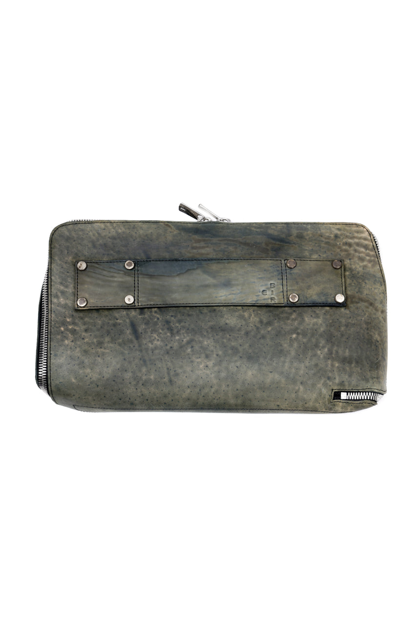 画像をギャラリービューアに読み込む, ierib onepiece clutch-bag / Marble Culatta (BLACK #B)
