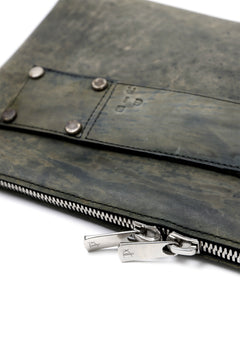 画像をギャラリービューアに読み込む, ierib onepiece clutch-bag / Marble Culatta (BLACK #B)