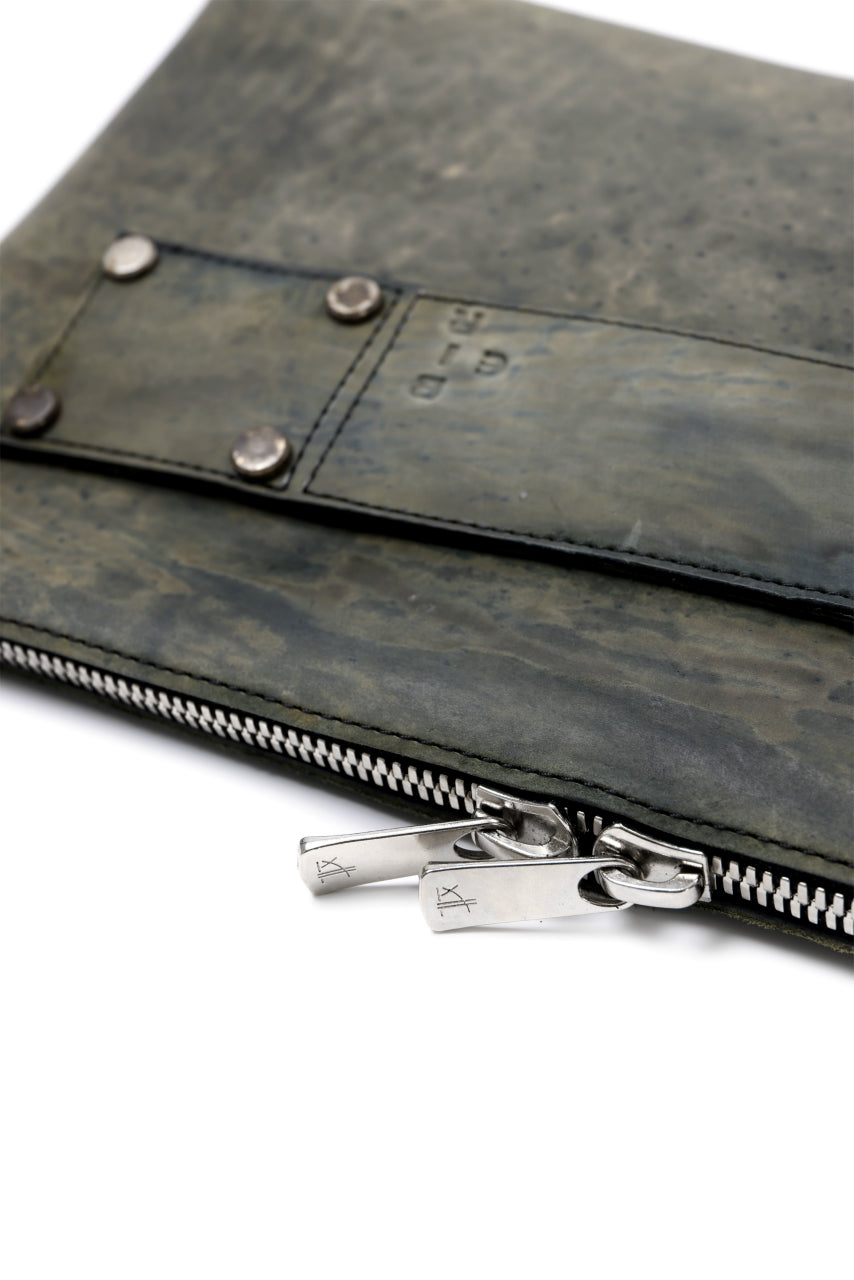 画像をギャラリービューアに読み込む, ierib onepiece clutch-bag / Marble Culatta (BLACK #B)