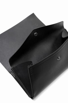 Load image into Gallery viewer, ISAMU KATAYAMA BACKLASH LONG FOLD WALLET / GUIDI OILED-CALF (BLACK)