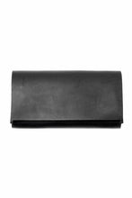 Load image into Gallery viewer, ISAMU KATAYAMA BACKLASH LONG FOLD WALLET / GUIDI OILED-CALF (BLACK)