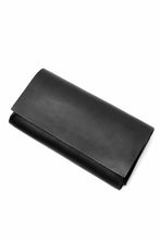 Load image into Gallery viewer, ISAMU KATAYAMA BACKLASH LONG FOLD WALLET / GUIDI OILED-CALF (BLACK)