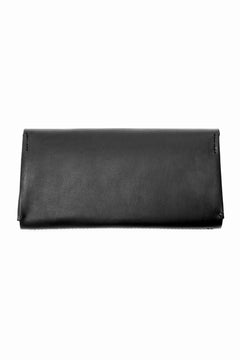 Load image into Gallery viewer, ISAMU KATAYAMA BACKLASH LONG FOLD WALLET / GUIDI OILED-CALF (BLACK)