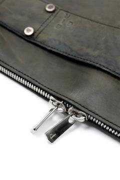 画像をギャラリービューアに読み込む, ierib onepiece clutch-bag / Marble Culatta (BLACK #C)