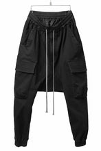 画像をギャラリービューアに読み込む, A.F ARTEFACT EASY SARROUEL CARGO PANTS / HI-STRETCH DENIM (BLACK)