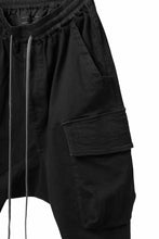 画像をギャラリービューアに読み込む, A.F ARTEFACT EASY SARROUEL CARGO PANTS / HI-STRETCH DENIM (BLACK)