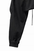 画像をギャラリービューアに読み込む, A.F ARTEFACT EASY SARROUEL CARGO PANTS / HI-STRETCH DENIM (BLACK)
