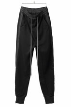 画像をギャラリービューアに読み込む, A.F ARTEFACT ZIPPER CUFF PANTS / COTTON SWEAT (BLACK)