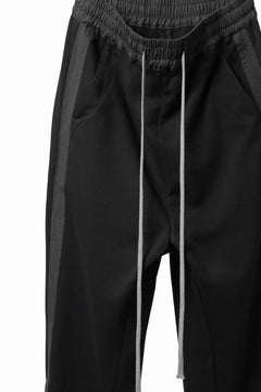 画像をギャラリービューアに読み込む, A.F ARTEFACT ZIPPER CUFF PANTS / COTTON SWEAT (BLACK)