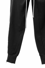 画像をギャラリービューアに読み込む, A.F ARTEFACT ZIPPER CUFF PANTS / COTTON SWEAT (BLACK)