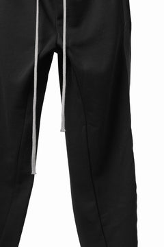 画像をギャラリービューアに読み込む, A.F ARTEFACT ZIPPER CUFF PANTS / COTTON SWEAT (BLACK)