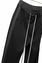 画像をギャラリービューアに読み込む, A.F ARTEFACT ZIPPER CUFF PANTS / COTTON SWEAT (BLACK)