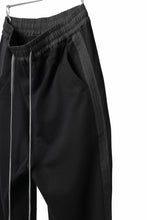 画像をギャラリービューアに読み込む, A.F ARTEFACT ZIPPER CUFF PANTS / COTTON SWEAT (BLACK)