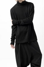画像をギャラリービューアに読み込む, KLASICA SMOKE SMOOTH TURTLE NECK PULL / JACQUARD KNIT JERSEY (BLACK)