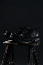 画像をギャラリービューアに読み込む, BORIS BIDJAN SABERI HORSE LEATHER DERBY SHOES / WASHED & HAND-TREATED "SHOE1-SIN" (BLACK)