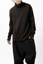 画像をギャラリービューアに読み込む, KLASICA SMOKE SMOOTH TURTLE NECK PULL / JACQUARD KNIT JERSEY (DARK OLIVE)