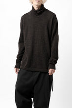 画像をギャラリービューアに読み込む, KLASICA SMOKE SMOOTH TURTLE NECK PULL / JACQUARD KNIT JERSEY (DARK OLIVE)