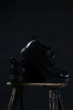 画像をギャラリービューアに読み込む, BORIS BIDJAN SABERI HORSE LEATHER DERBY SHOES / WASHED & HAND-TREATED "SHOE1-SIN" (BLACK)