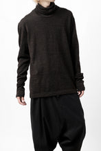 画像をギャラリービューアに読み込む, KLASICA SMOKE SMOOTH TURTLE NECK PULL / JACQUARD KNIT JERSEY (DARK OLIVE)