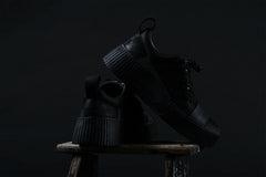 画像をギャラリービューアに読み込む, BORIS BIDJAN SABERI HORSE LEATHER LOW CUT SNEAKER / WASHED & HAND TREATED "BAMBA2.1-SIN" (BLACK)