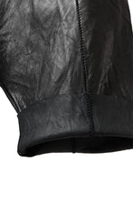 画像をギャラリービューアに読み込む, PAL OFFNER HANG LOOSE TROUSERS / LAMB LEATHER (BLACK)