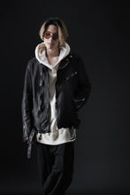 画像をギャラリービューアに読み込む, ISAMU KATAYAMA BACKLASH DOUBLE RIDERS JACKET &quot;RELAX&quot; / GARMENT WASHED JP CALF (BLACK)