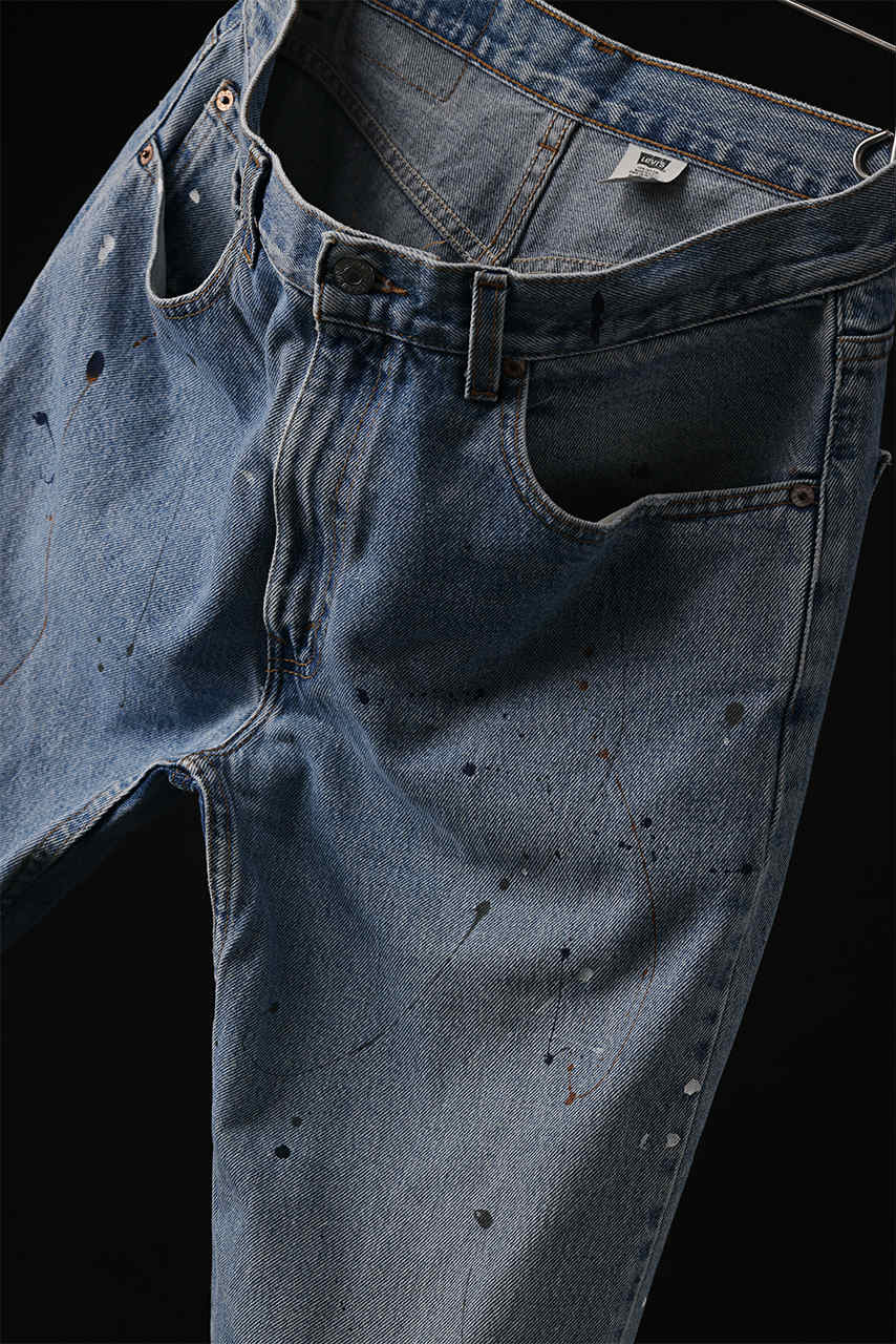 画像をギャラリービューアに読み込む, CHANGES REPRODUCT STRAIGHT JEANS (INDIGO #C)