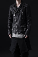 画像をギャラリービューアに読み込む, ISAMU KATAYAMA BACKLASH DOUBLE RIDERS JACKET "LIGHTNING" / GARMENT WASHED JP CALF (BLACK)