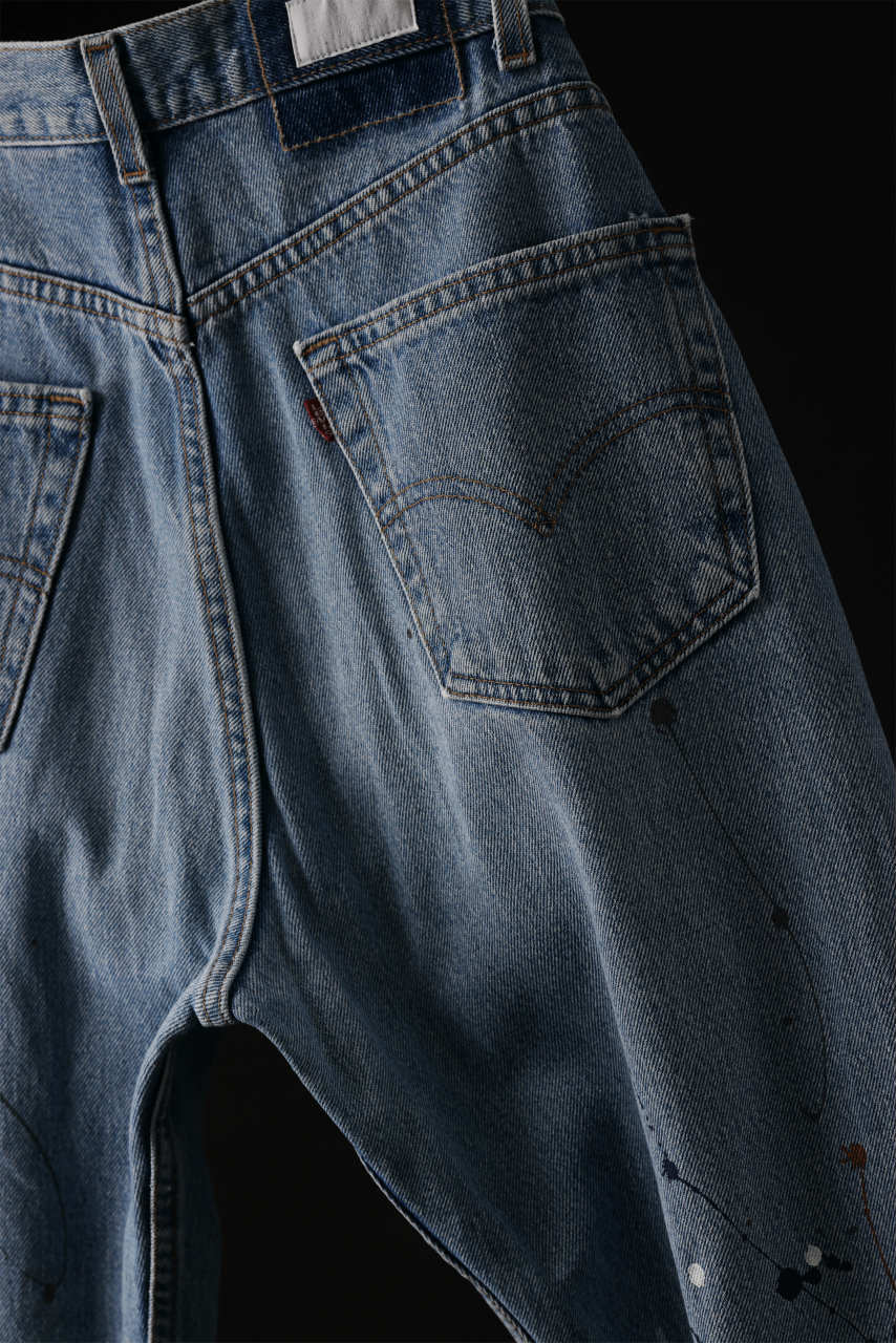 画像をギャラリービューアに読み込む, CHANGES REPRODUCT STRAIGHT JEANS (INDIGO #C)