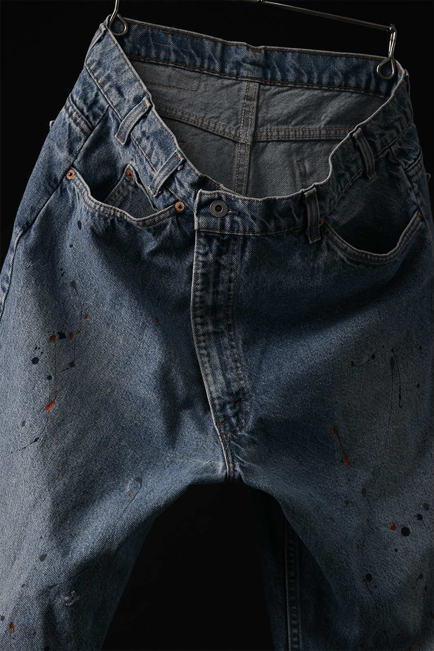 画像をギャラリービューアに読み込む, CHANGES REPRODUCT WIDEFIT JEANS (INDIGO #A)