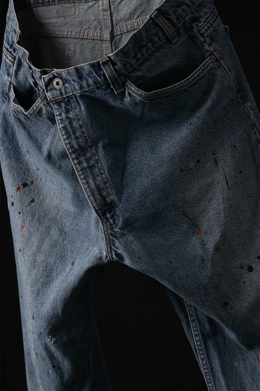 画像をギャラリービューアに読み込む, CHANGES REPRODUCT WIDEFIT JEANS (INDIGO #A)