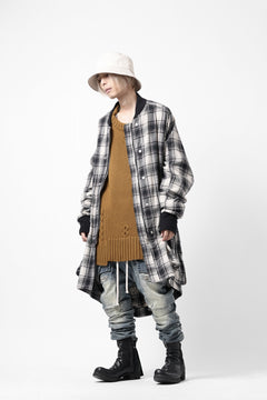 画像をギャラリービューアに読み込む, A.F ARTEFACT LOWGAUGE CABLE KNIT PULLOVER IRREGULAR-HEM (MUSTARD)