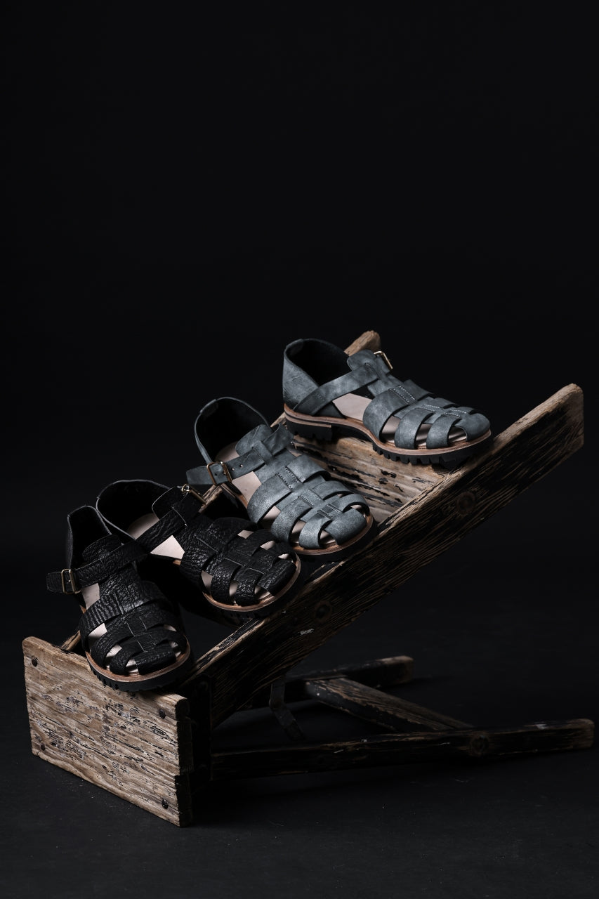 画像をギャラリービューアに読み込む, ierib gurkha shoes / kesennuma Shark (BLACK)