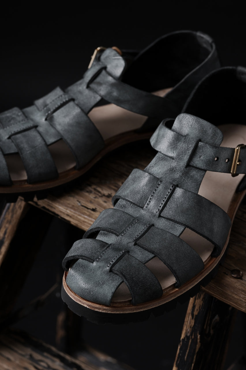 画像をギャラリービューアに読み込む, ierib gurkha shoes / White Waxy Horse Butt (BLACK)