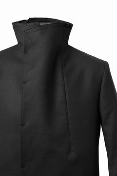 Load image into Gallery viewer, BORIS BIDJAN SABERI HIGH NECK SHORT COAT "COAT 1. SHORT-FIF10008" (BLACK)