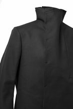 画像をギャラリービューアに読み込む, BORIS BIDJAN SABERI HIGH NECK SHORT COAT &quot;COAT 1. SHORT-FIF10008&quot; (BLACK)