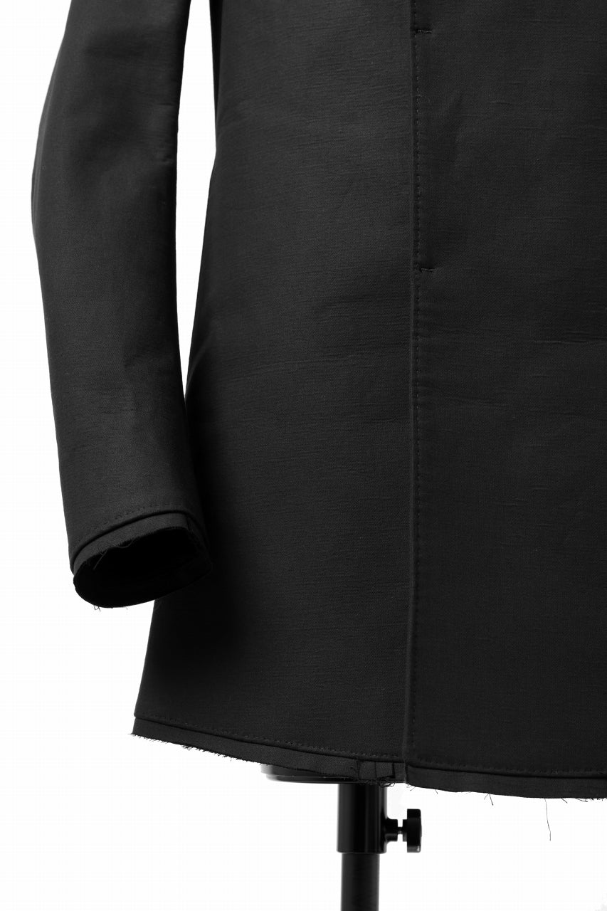 Load image into Gallery viewer, BORIS BIDJAN SABERI HIGH NECK SHORT COAT "COAT 1. SHORT-FIF10008" (BLACK)