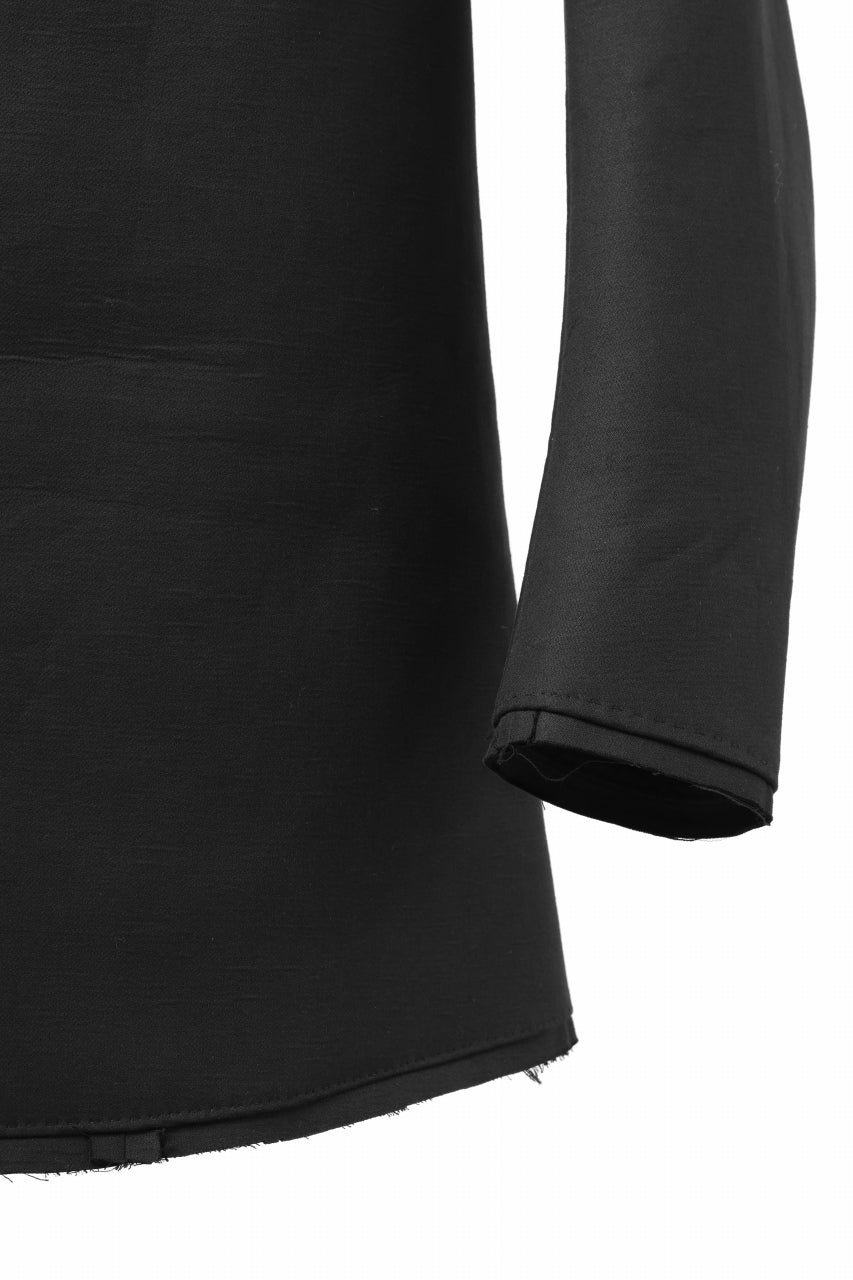 Load image into Gallery viewer, BORIS BIDJAN SABERI HIGH NECK SHORT COAT "COAT 1. SHORT-FIF10008" (BLACK)