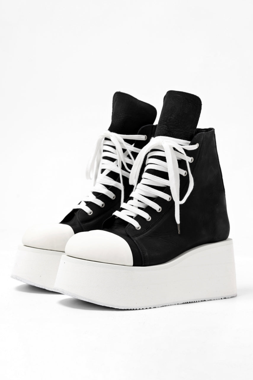 画像をギャラリービューアに読み込む, A.F ARTEFACT x Portaille PLATFORM HIGHCUT SNEAKERBOOTS / MATT NUBUCK (BLACK)