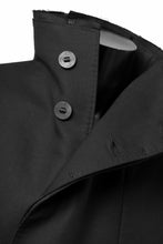 Load image into Gallery viewer, BORIS BIDJAN SABERI HIGH NECK SHORT COAT "COAT 1. SHORT-FIF10008" (BLACK)