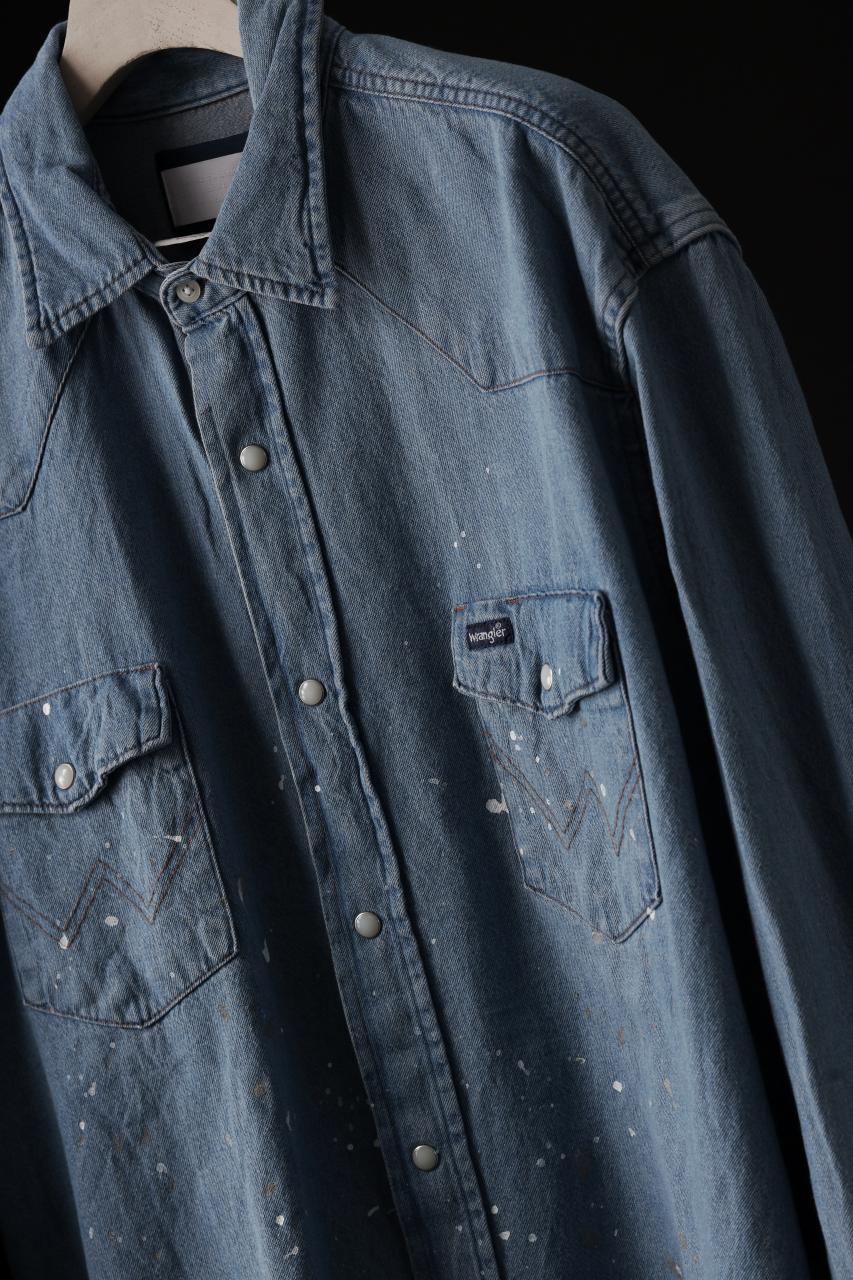 画像をギャラリービューアに読み込む, CHANGES VINTAGE REMAKE WESTERN SHIRT (INDIGO #A)