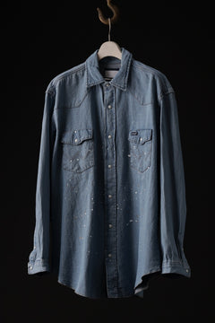 画像をギャラリービューアに読み込む, CHANGES VINTAGE REMAKE WESTERN SHIRT (INDIGO #A)
