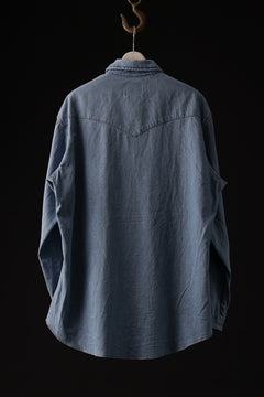 画像をギャラリービューアに読み込む, CHANGES VINTAGE REMAKE WESTERN SHIRT (INDIGO #A)