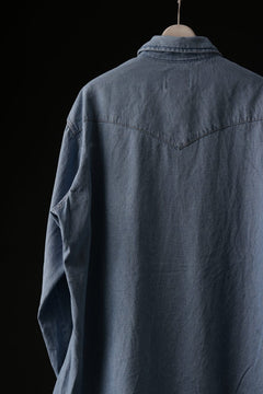 画像をギャラリービューアに読み込む, CHANGES VINTAGE REMAKE WESTERN SHIRT (INDIGO #A)