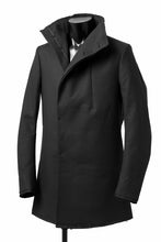 Load image into Gallery viewer, BORIS BIDJAN SABERI HIGH NECK SHORT COAT "COAT 1. SHORT-FIF10008" (BLACK)