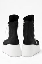 画像をギャラリービューアに読み込む, A.F ARTEFACT x Portaille PLATFORM HIGHCUT SNEAKERBOOTS / MATT NUBUCK (BLACK)