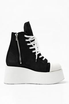 画像をギャラリービューアに読み込む, A.F ARTEFACT x Portaille PLATFORM HIGHCUT SNEAKERBOOTS / MATT NUBUCK (BLACK)