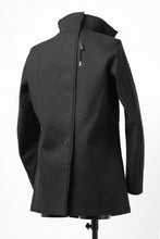 画像をギャラリービューアに読み込む, BORIS BIDJAN SABERI HIGH NECK SHORT COAT &quot;COAT 1. SHORT-FIF10008&quot; (BLACK)